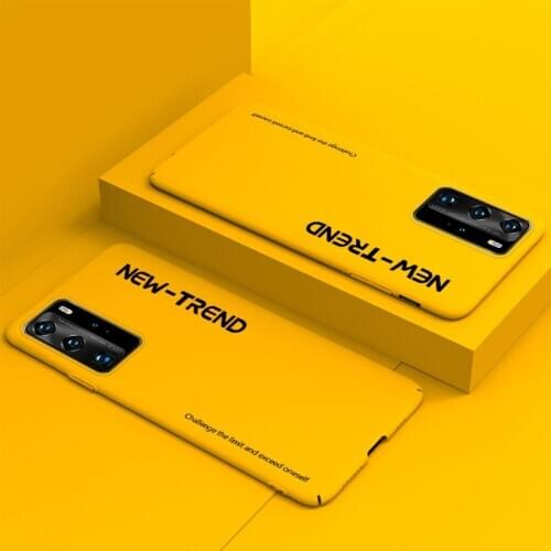 Ultra-thin Colorful Matte Hard PC Phone Case For Huawei P40 P30 P20 lite Mate 30 20 10 Pro Cute Shockproof Cover