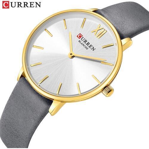 CURREN Women Watches Mixmatch Simple Watch Leather Band Reloj Mujer Classical Dress Watch Women Montre Femme Wholesale