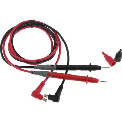 1Pair Universal Digital 1000V 10A Thin Tip Needle MultiMeter Test Lead Probe Wire Pen Cable Multimeter Tester Multimeter