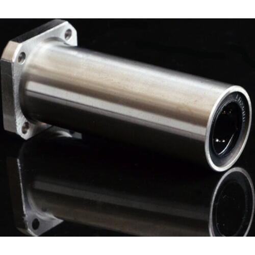 50pcs/lot LMK25LUU 25mm 25*40*112mm long type square Flange linear bearings bushing for 3d printer CNC router 25x40x112mm