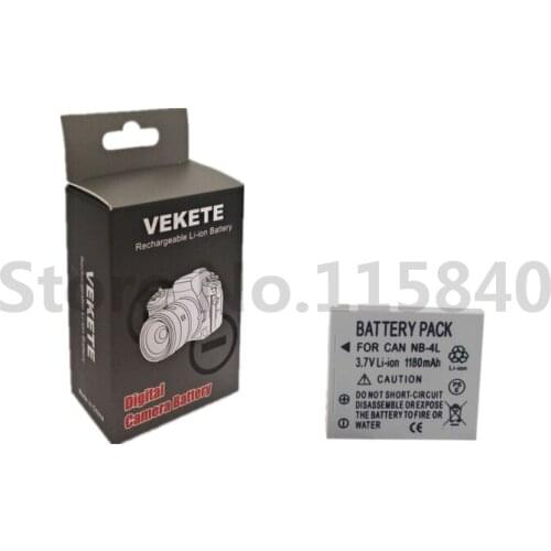 NB-4L NB4L NB 4L Batteries for Canon IXUS 30 40 50 55 60 65 80 100 I20 110 115 120 130 IS 117 220 225 230 255 H
