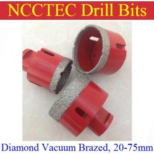 [M14 thread ] 65mm diameter Diamond Vacuum Brazed Core Drill Bits CD65VBM14 FREE shipping | 2.6'' granite drilling tools