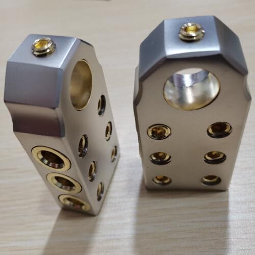 High Quality Car Audio Modified Battery Head Clip Terminal Connector Audio Cable Splitter Audio Power Accessory Connector