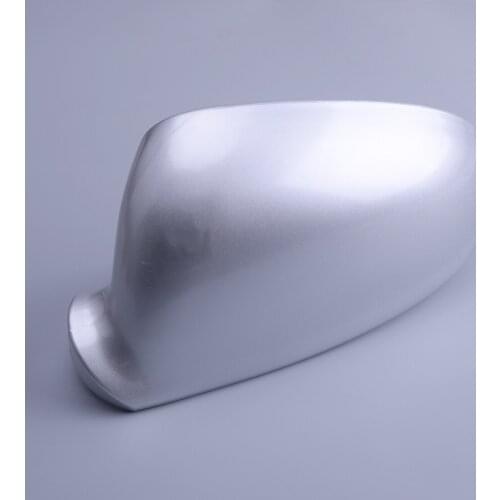 Car Rearview Mirror Door Cap Cover Housing Case Shell Matte Silver ABS fit for VW Golf Rabbit Jetta MK5 Right 1K0 857 538