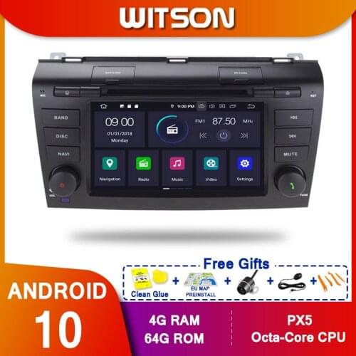 WITSON Android 10.0 2 Din in Dash Car DVD Player FOR MAZDA 3 2003-2009 4G RAM 32G ROM IPS TOUCH SCREEN