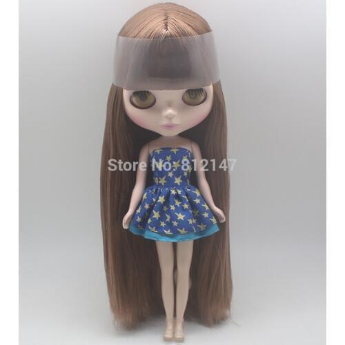 Free shipping Nude dolls(brown hair)