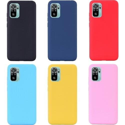 For Xiaomi Redmi Note 10 Pro Phone Cover Silicone Soft TPU Back Cases Xiaomi Redmi Note 10 10s Case Note10 Pro max Coque fundas