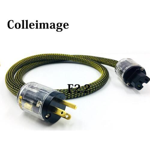 Colleimage Furutech US Power Cord hifi US Power Cable With P-029/C-029 Power plug Connector