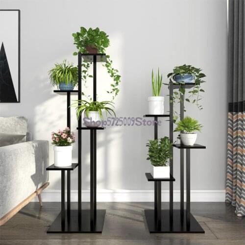 Balcony decorative flower shelf multi-layer indoor special offer living room home green radish sprouts bonsai stand space-saving
