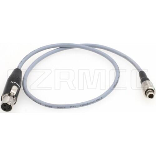 FVB.00.303 3 Pin Male to TA3F Mini XLR 3 Pin Audio Cable for Zaxcom ZFR300 ZFR400 Sennheiser SK2000 Wisycom