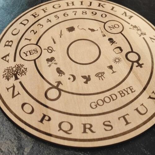 Sacrifice altar wooden psychic board round board ceremony decoration home decoration occult