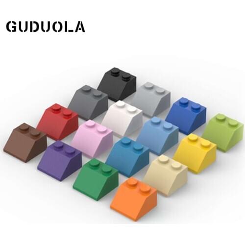 Guduola Building Blcok Slope 2 x 2 (45°) 3039 Small Particle MOC Assembly Foundation brick Toys Parts 35pcs/lot