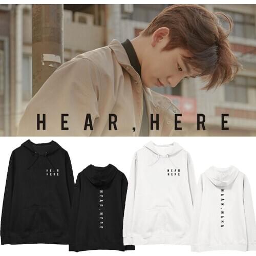 Fashion Kpop GOT7 JINYOUNG New Album HEAR HERE K-pop Hoodie Pullovers Women Long Sleeve Harajuku Streetwear Hip Hop Kpop Clothes