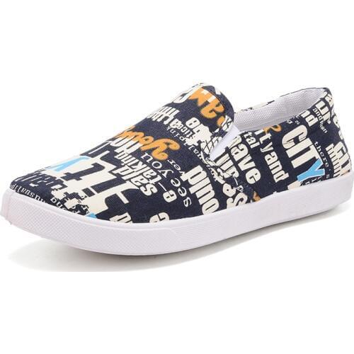 Summer Solid Mens Casual Shoes High Quality Breathable Mens Sneakers Slip on Spring and Autumn Male Canvas Loafers