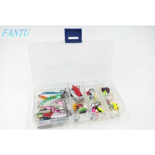 FANTU Ice Fishing Baits Set 36pcs/lot Drop Ice Jig With An Eyelet Winter Fishing Mini Small lead fish Hook Accessories