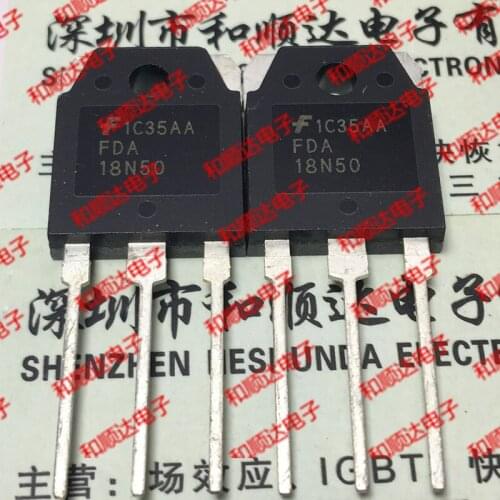 Original New / 5pcs / FDA18N50 TO-3P 500V 19A