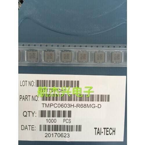 Original new 100% TMPC0603H-R68MG-D 7.3X6.6X2.8MM 0.68UH integrated inductor large current