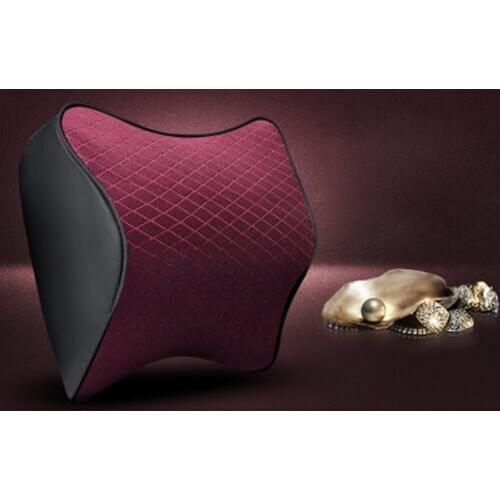 1pcs Car Seat Pillow Headrest Auto Seat Headrest Neck Support Holder Massage Memory Foam Cushion Neck Rest