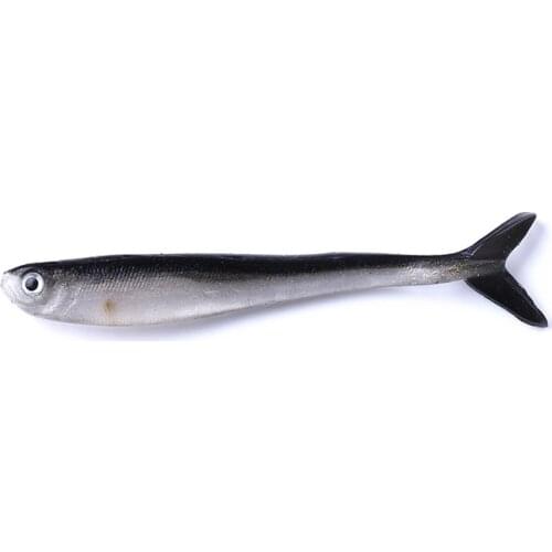 Silicone bait soft lure 10pcs/lot fishing lure set Small fish silicone bait 8cm/2g fish lure loach artificial Soft fishing bait