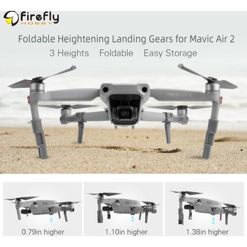 Sunnylife Foldable Support Leg Heightening Landing Gears Protectors for Mavic Air 2