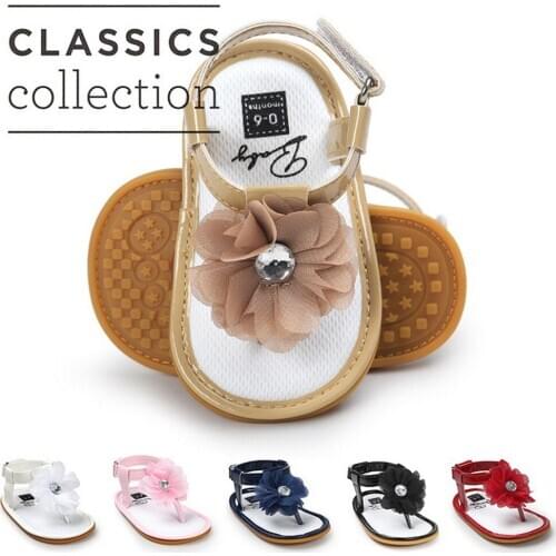 Newborn first walker lovely sweet syle baby shoes printing flower bowknot Soft sloe cotton Anti-slip Elastic baby Shoes SD06