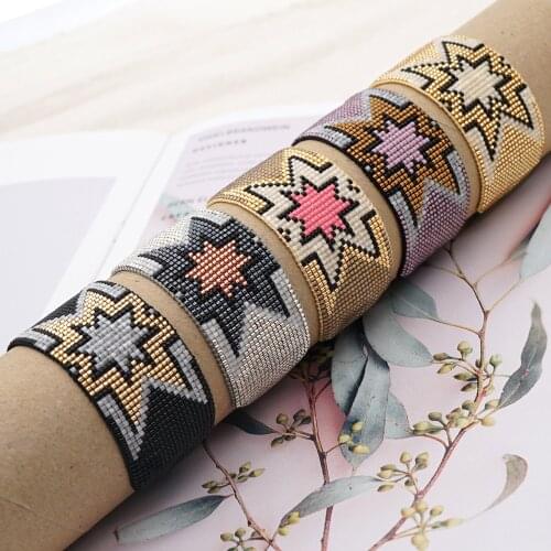Go2boho Women Bracelets Star Pulsera Handmade Wrap Jewelry Bead Woven Friends Bead Woven Jewellery Fashion Miyuki Bracelets