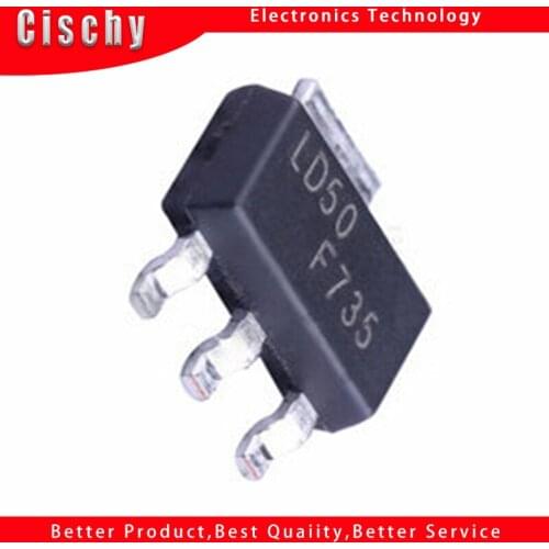 10PCS LD1117S50TR SOT-223 LD1117S50 SOT LD50 SOT223 SMD
