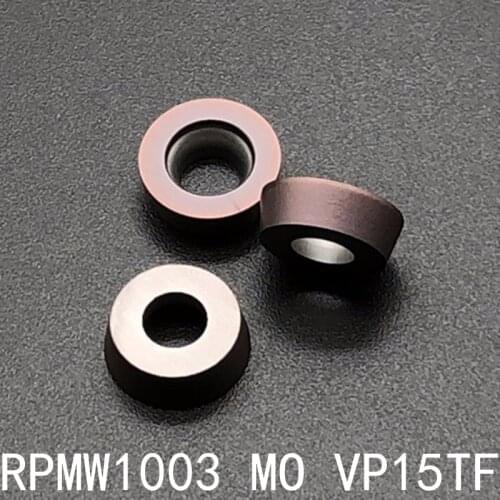 10PCS RPMW1003 MO VP15TF Carbide Insert RPMW 1003 Milling CNC Tools Milling Cutter Turning Tool Milling Tools