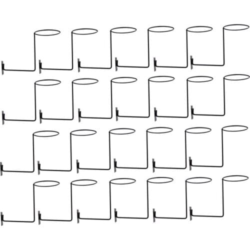 24pcs Wall-mounted Hanger Anti-corrosion Motorcycle Helmet Display Rack Ball