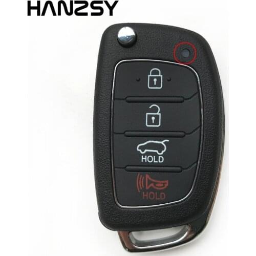 4 buttons Flip Folding Key shell For HYUNDAI I40 I30 I45 Santa Fe Accent Mistra Tucson Replacement Car Remote Key Case Fob Cover