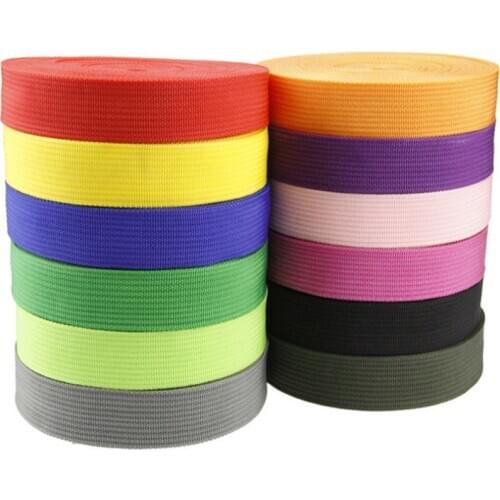 5 Meters 25mm PP Ribbon Belt Bag Webbing Pit Pattern Webbing Knapsack Strapping Sewing Bag Belt Accessories