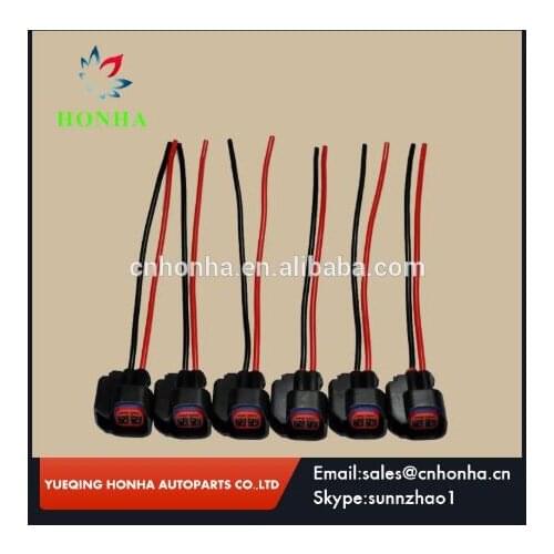 8/10/20/50/100 pcs 8pcs EV6 EV14 USCAR Fuel Injector Connector Pigtail Wire Fits for Dodge LS2 LS3 for GM
