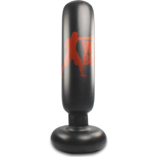 Boxing Bag PVC Flexible Inflatable Tumbler Type Increase Agility Punching Sandbag Free Standing Children Adults Foldable 160CM