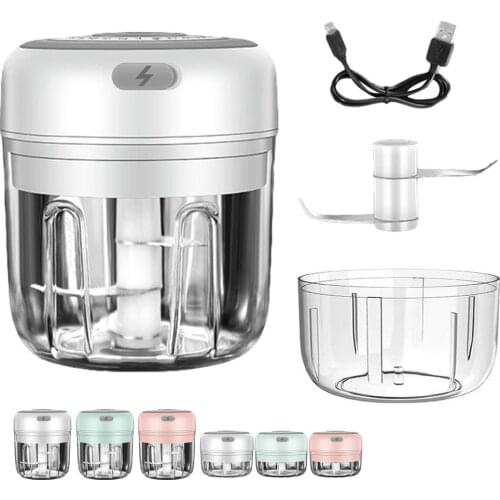 Electric Mini Garlic Chopper Food Chopper Portable Small Food Processor For Pepper Garlic Chili Vegetable Nuts Mincer/Grinder
