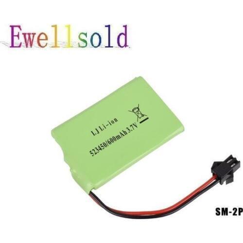 Ewellsold 3.7v 600mah lithium battery for le neng K9 B/O Dinosaur 4pcs/lot