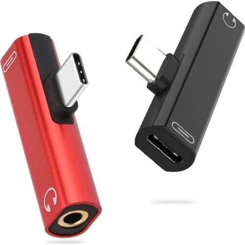 USB Type C To 3.5mm Earphone Jack Adapter For Huawei Leeco Aux Audio Cable Headphone Splitter Charger Charging USB-C Converter