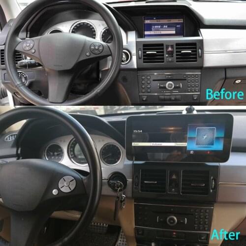 Android 11 128G Rom Radio For Benz GLK 280 GLK300 GLK350 GLK260 GLK200 X204 GLK 2008 Car GPS Multimedia Video Player Head Unit