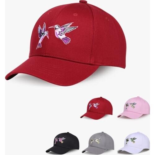 Men Animal Embroidered Bird Baseball Caps Hip-Hop Trucker Unisex Outdoor Sport Sun Hat Women Breathable Snapback Adjustable Hat