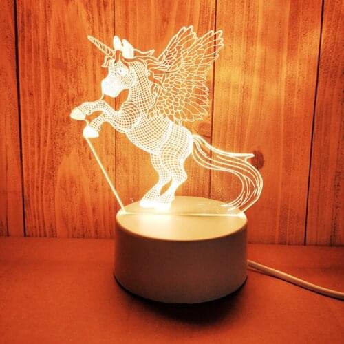 New Switch 3d Night Light Intelligent Home Dazzling Night Light Bedroom Bedside Creative Electronic Night Light