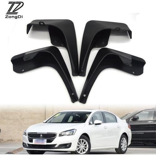 ZD Car Front Rear Mudguards For All Peugeot 508 Sedan 508SW accessories 2011 2012 2013 2014 Mudflaps Car-styling 1Set Fenders