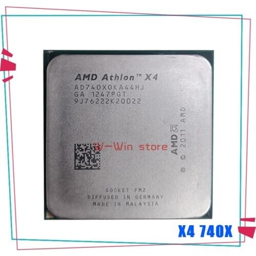 AMD Athlon X4 740 X4 740X 3.2G 65W Quad-Core CPU Processor AD740XOKA44HJ Socket FM2