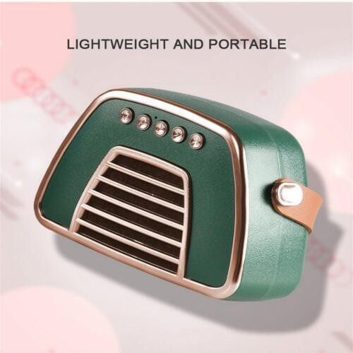 Retro Portable Wireless Bluetooth Speaker Mini MP3 Stereo Music Player Handfree TF Card FM Radio Aux Cable Subwoofer Speakers