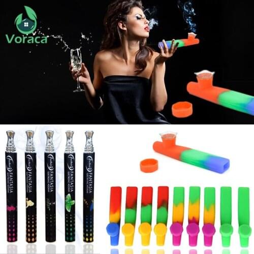 Wholesale Silicone Cigarette Pipe Portable Smoking Pipes Tobacco Pipe Smoking Accessories Pipe Filter