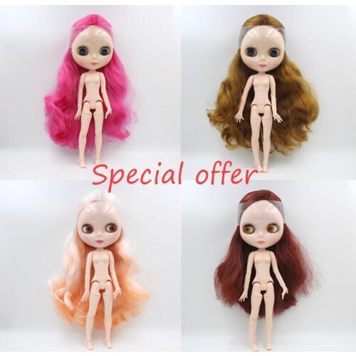 Special sale, Blyth,19 joint naked dolls DIY dolls, suitable for her to change clothes Series 9，Can replace body, nude doll
