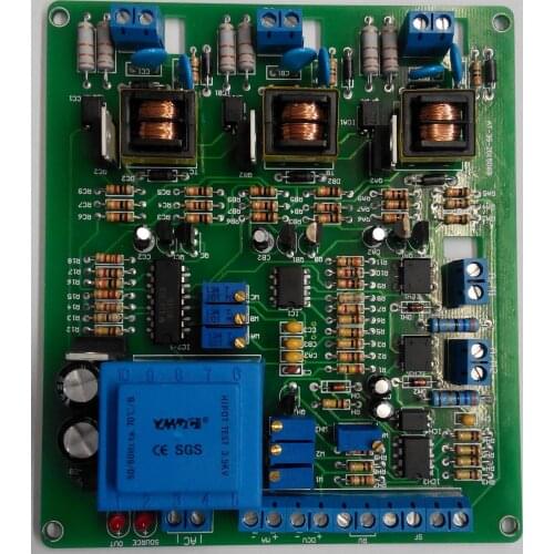 Three Phase Half Controlled Thyristor Trigger Board AC 380V SCR Phase Shift Control Board