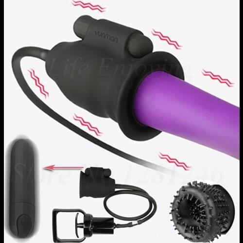Glans Vibrator Male Masturbator Penis Enlargement Exercise Delay Lasting Extend Vacuum Trainer Pump Massager Oral Adult Sex Toys