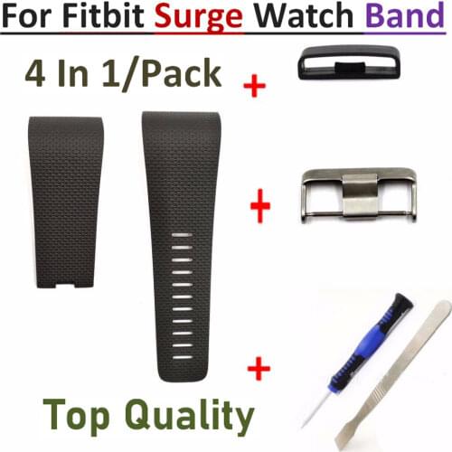 Silicone Smart Wrist Band Watch For Fitbit Surge Strap Bracelet Replacement Wristband for Fitbit Surge Watchband Screen