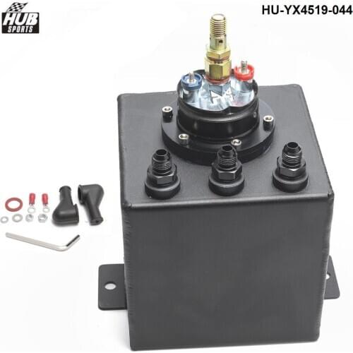 044 Fuel Pump 2L Billet High Flow Fuel Filter Swirl Surge Pot Tank Assembly HU-YX4519-044