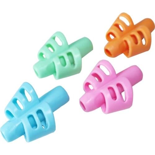 1Pc Childrens Writing Pencil Pot Holder Children Learn To Practice Silicone Pen Assisted Grip Posture Orthosis Students