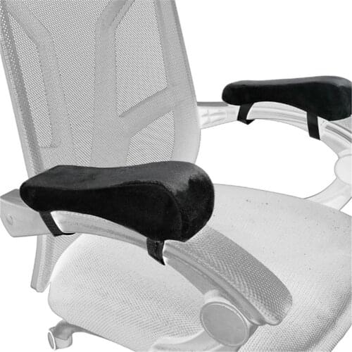 1PCS/Set Armrest Pad Memory Foam Elbow Pillow With Non-slip Bottom Slow Rebound Sponge Chair Armrest Pads Covers for Home Office